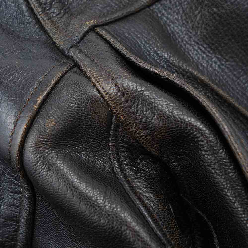 BOOTLEGGERS ブートレガーズ TWIN PEAKS ツインピークス シングル レザー ライダース ジャケット【中古】