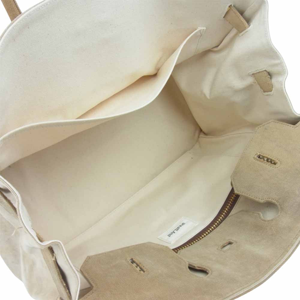 グレートランド greatman bag グレートマン ベージュ系【中古】
