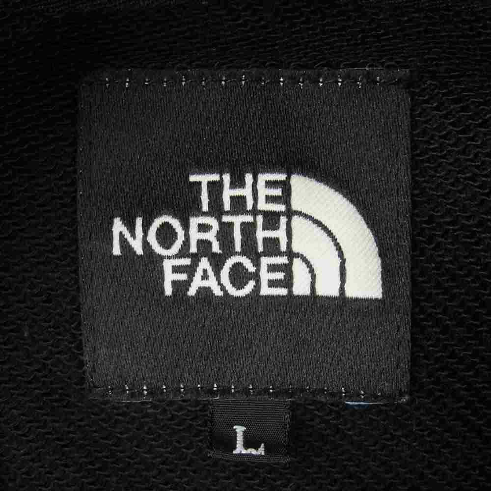 THE NORTH FACE ノースフェイス NT12034 Back Square Logo Hoodie バック スクエア ロゴ フーディ パーカー ブラック系 L【中古】