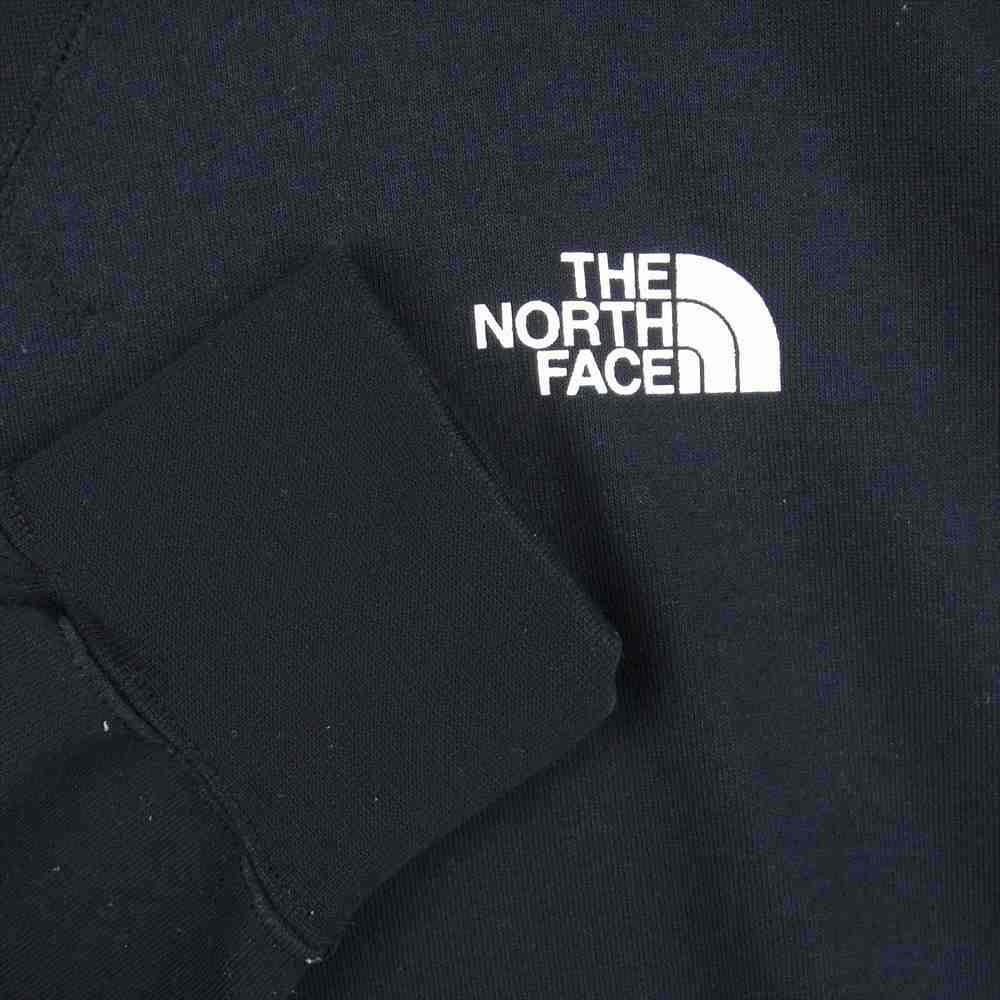 THE NORTH FACE ノースフェイス NT12034 Back Square Logo Hoodie バック スクエア ロゴ フーディ パーカー ブラック系 L【中古】