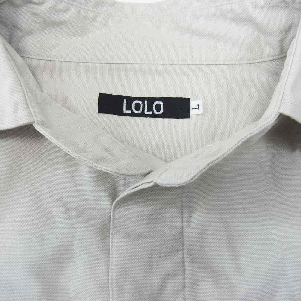 LOLO ロロ 比翼 シャツ L【中古】