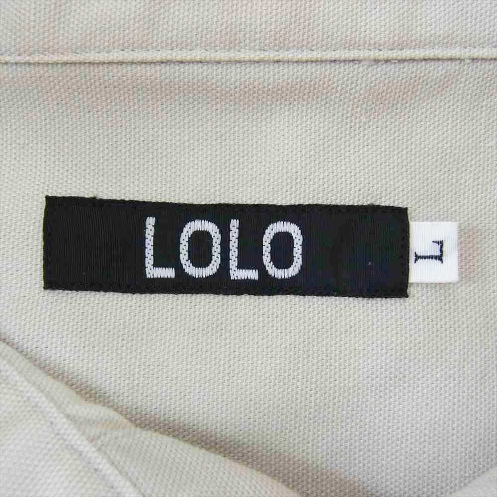 LOLO ロロ 比翼 シャツ L【中古】