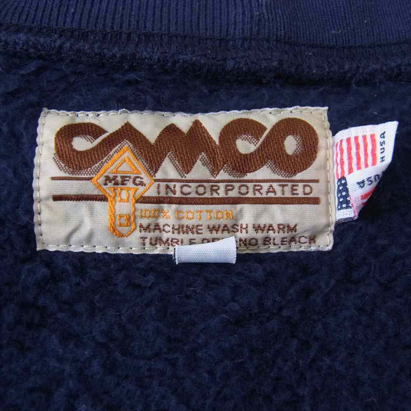 CAMCO カムコ スウェット カーディガン ネイビー系 S【中古】