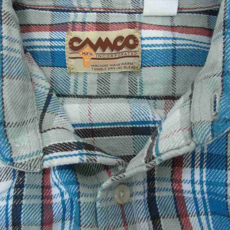 CAMCO カムコ フランネル ヘビーネル チェック シャツ マルチカラー系 M【中古】