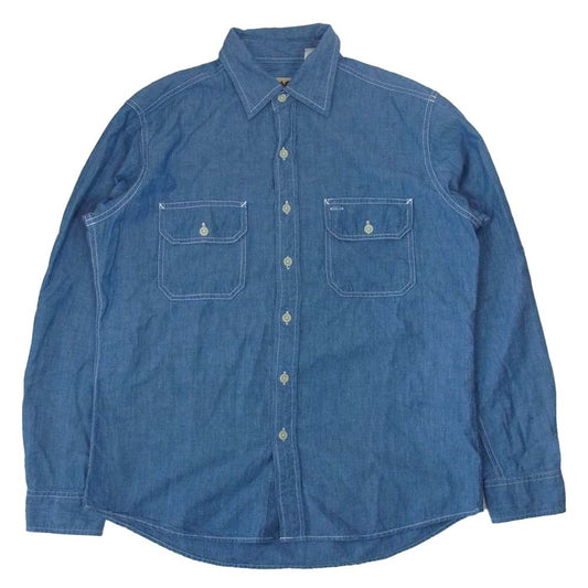 CAMCO カムコ シャンブレー シャツ ライトブルー系 M【中古】