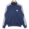 adidas アディダス G36113 トラック ジャージ ポリエステル ジャケット フィリピン製 ネイビー系 M【中古】