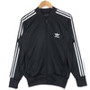 adidas アディダス トラック ジャージ ナイロン ジャケット ベトナム製 ブラック系 L【中古】