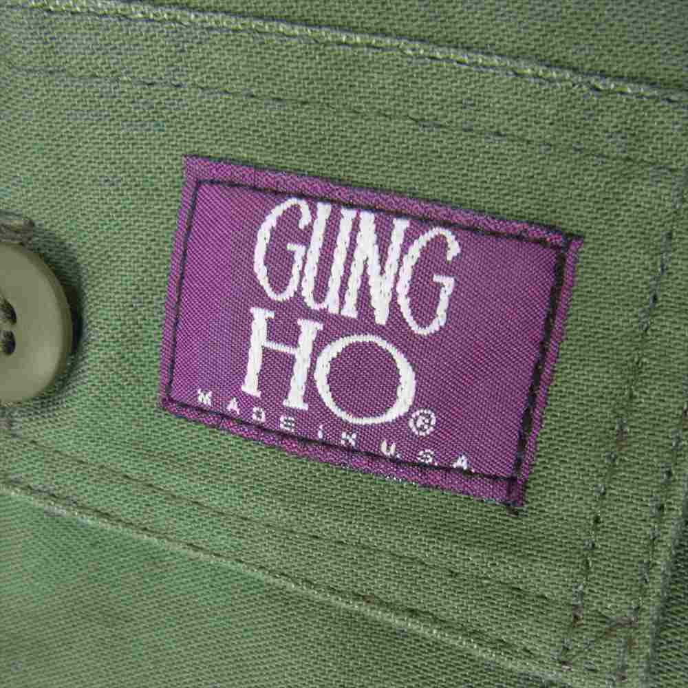 ガンホー ファティーグ パンツ カーキ系 W30 L32【中古】