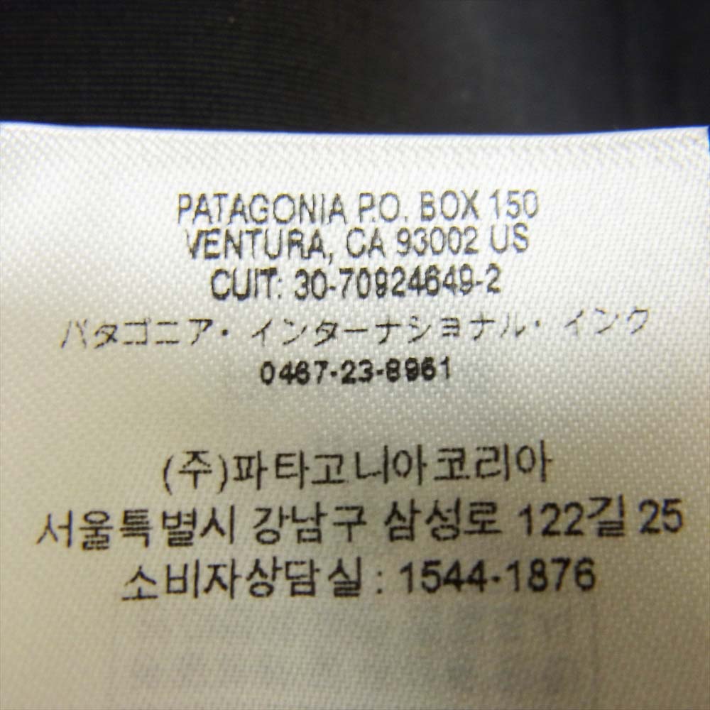 patagonia パタゴニア 19SS 27786 Tezzeron Jacket テズロン ジャケット ブラック系 S【中古】