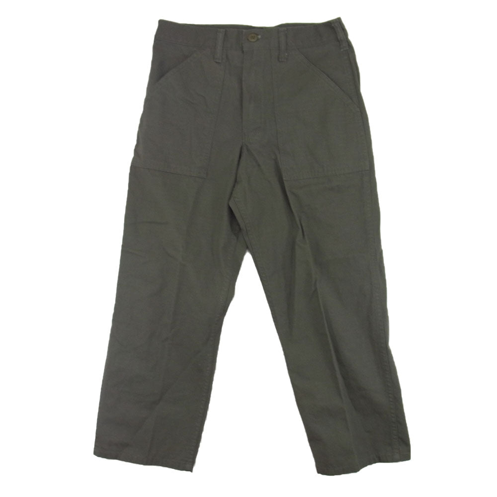 ガンホー リップストップ ファティーグ パンツ カーキ系 W30 L30【中古】