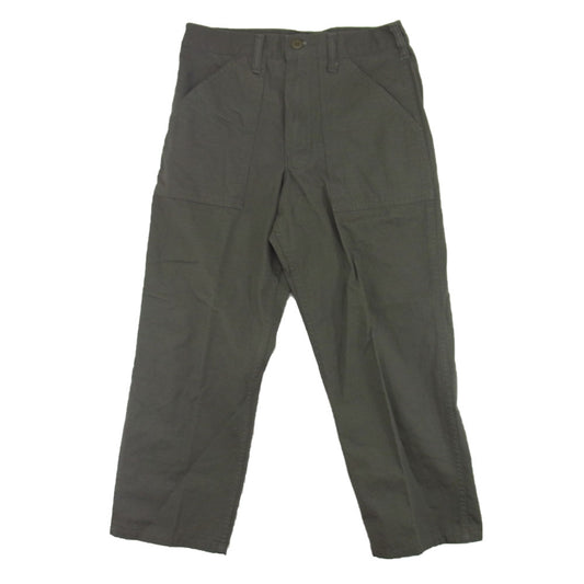 ガンホー リップストップ ファティーグ パンツ カーキ系 W30 L30【中古】