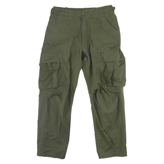 SESSLER MFG 60s 復刻 リップストップ カーゴ パンツ カーキ系 XS【中古】