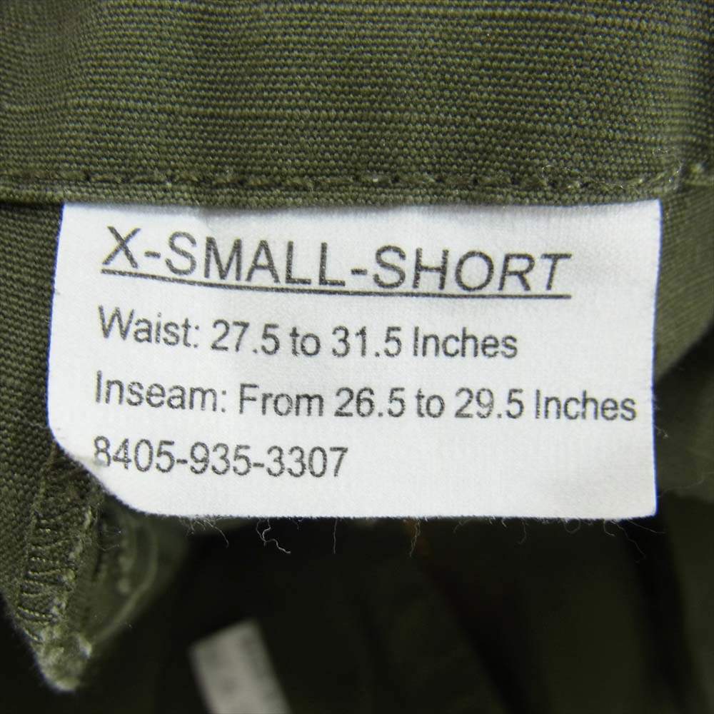 SESSLER MFG 60s 復刻 リップストップ カーゴ パンツ カーキ系 XS【中古】