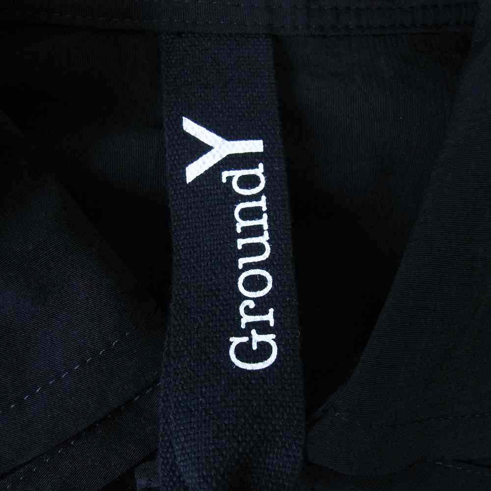 Yohji Yamamoto ヨウジヤマモト GroundY GM-B08-500-2 T/A Vintage Decyne Back Long Shirt ヴィンテージ デシン バック ロング シャツ ブラック系 3【新古品】【未使用】【中古】
