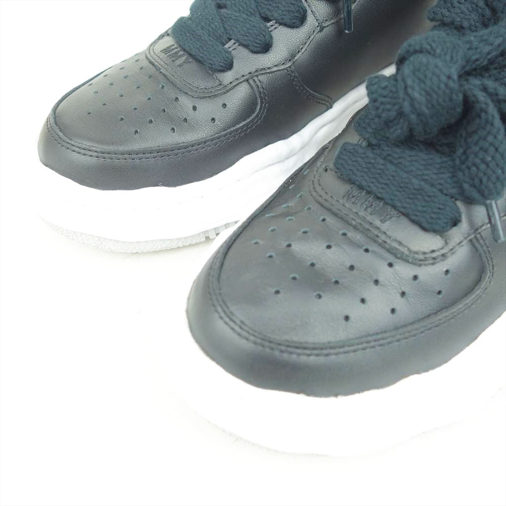 メゾンミハラヤスヒロ A07FW701 WAYNE OG Sole Leather High top ハイカット スニーカー ブラック系 43【極上美品】【中古】
