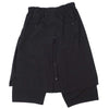 Yohji Yamamoto ヨウジヤマモト GroundY GM-P11-500-2 T/A Vintage Decyne Wrap Skirt Pants ヴィンテージ デシン ラップ スカート パンツ ブラック系 3【新古品】【未使用】【中古】