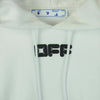 OFF-WHITE オフホワイト OMBB037F21FLE002 プルオーバー パーカー ホワイト系 M【美品】【中古】