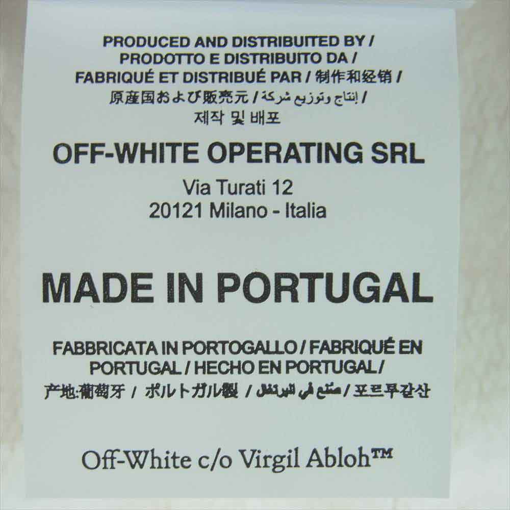 OFF-WHITE オフホワイト OMBB037F21FLE002 プルオーバー パーカー ホワイト系 M【美品】【中古】