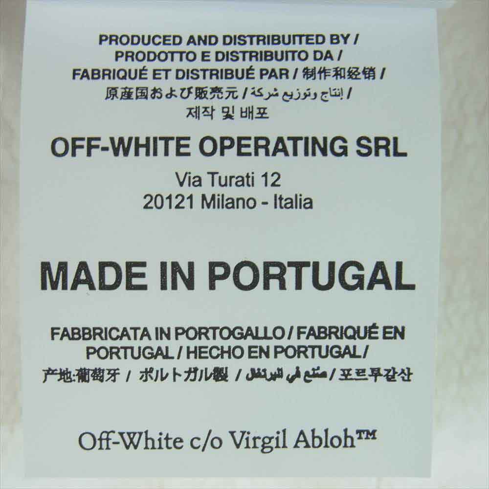 OFF-WHITE オフホワイト OMBB037F21FLE002 プルオーバー パーカー ホワイト系 M【美品】【中古】