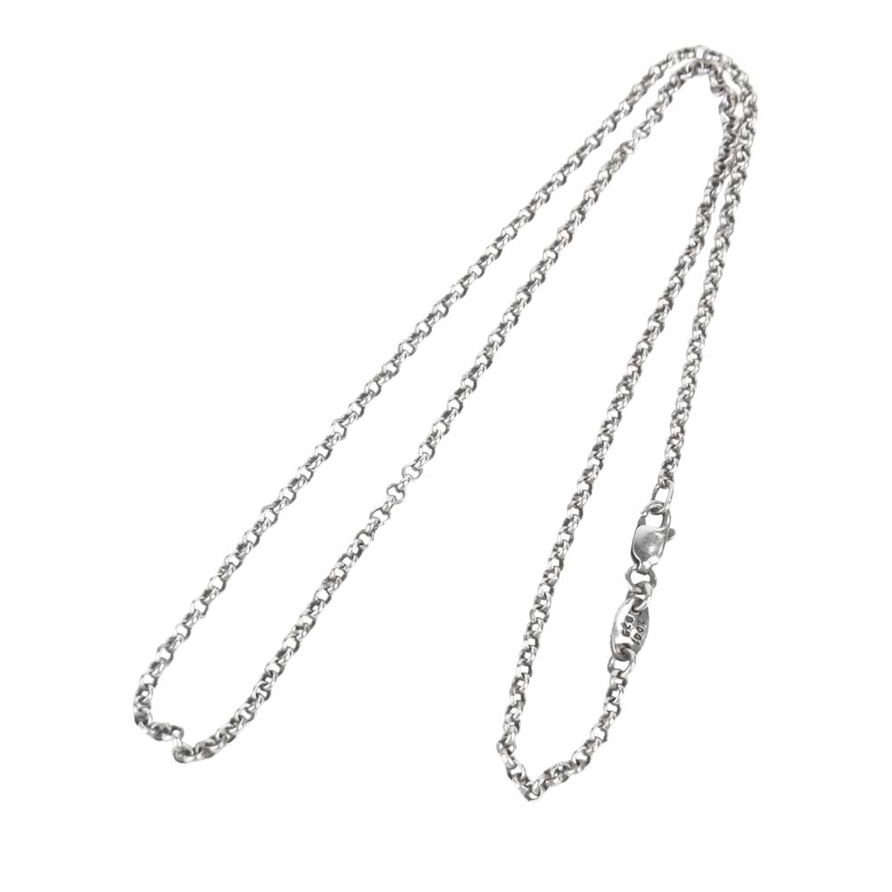 CHROME HEARTS クロムハーツ（原本無） NECKCHAIN R16 ロール チェーン 16inch 16インチ シルバー系【中古】