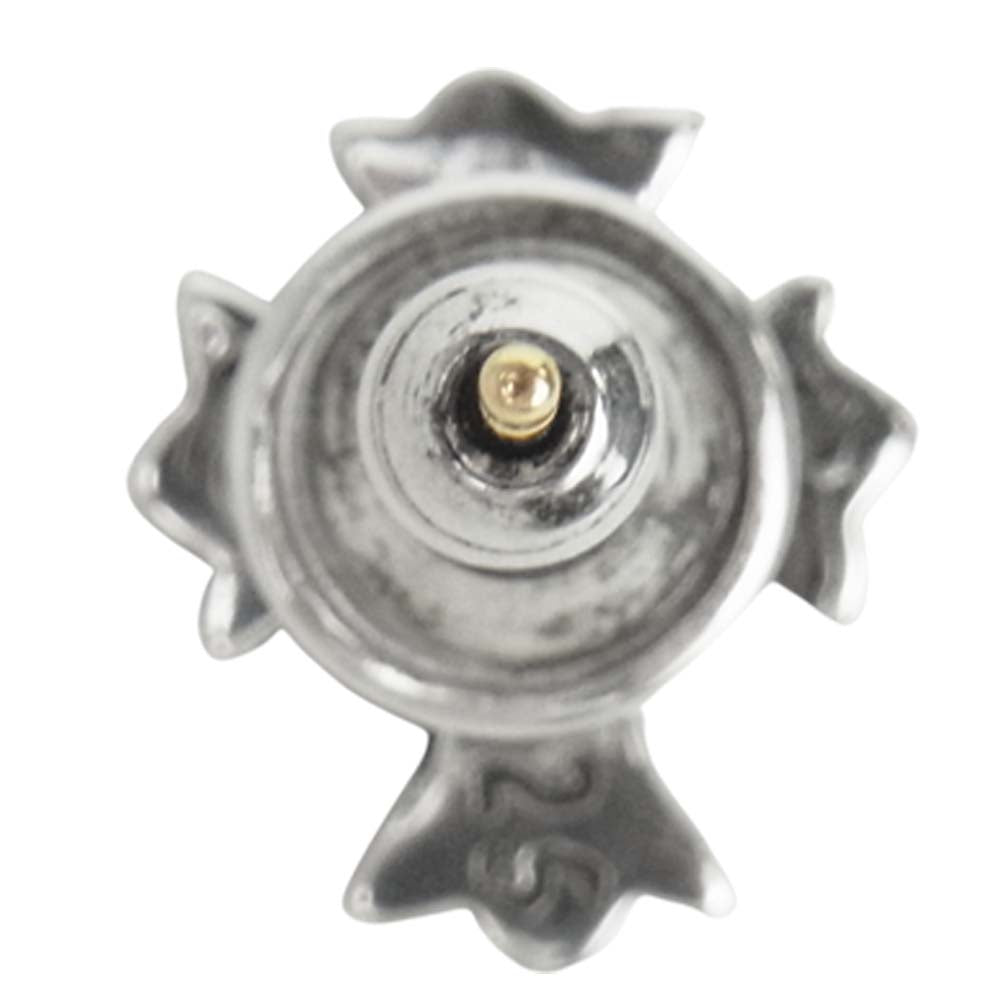 CHROME HEARTS クロムハーツ（原本有） No2 CH CROSS CHクロス スタッド シルバー系【中古】