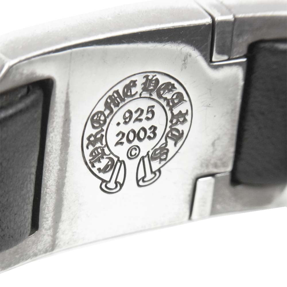CHROME HEARTS クロムハーツ（原本有） HARNESS CLASP ハーネス クラスプ レザー ブラック系【中古】