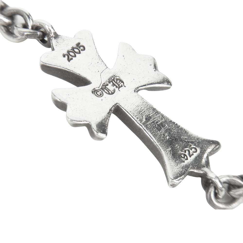 CHROME HEARTS クロムハーツ（原本有） CHN TNY CH CRS NEチェーン w タイニー CHクロス シルバー系【中古】