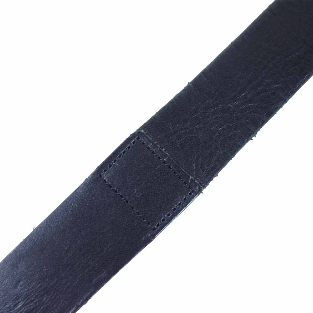 DIET BUTCHER SLIM SKIN ダイエットブッチャースリムスキン レザー ガチャベルト 切替 ブラック系【中古】