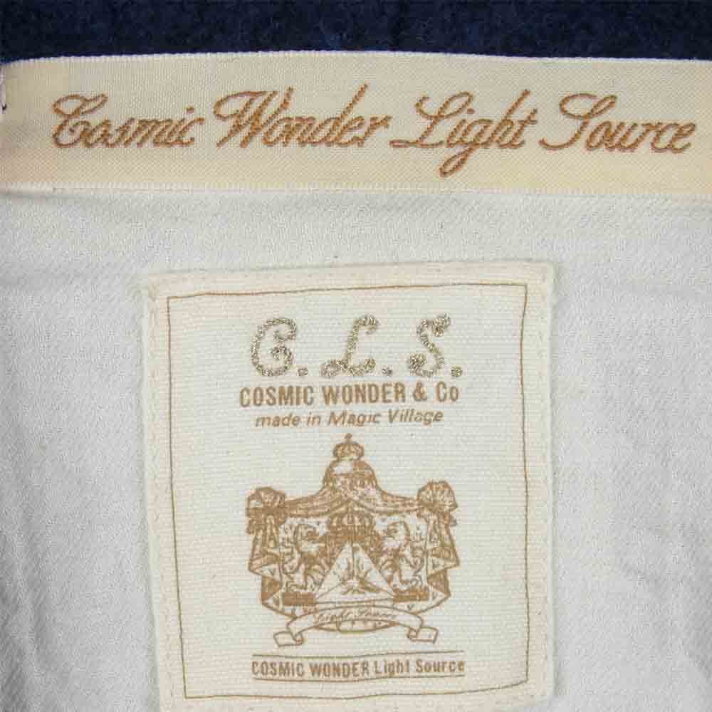 COSMIC WONDER Light Source コズミックワンダーライトソース ショールカラー ウール テーラードジャケット ネイビー系 3【中古】