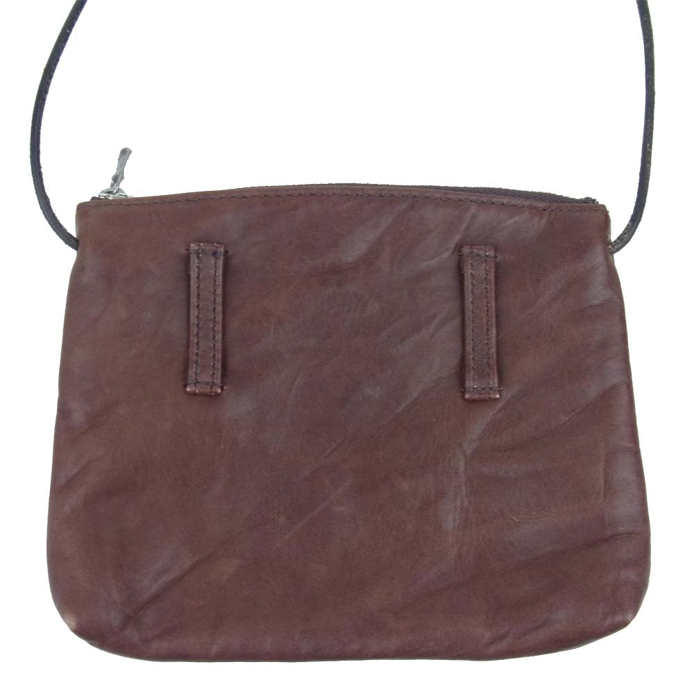ネストローブ コンフェクト Leather Small Sholder Bag レザー ショルダー バッグ ブラウン系【中古】