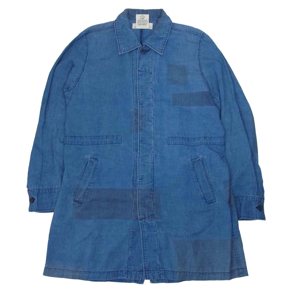 REMI RELIEF レミレリーフ デニム ステンカラー コート インディゴブルー系 M【中古】