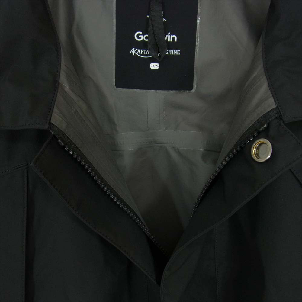 キャプテン サンシャイン 20SS × GOLDWIN Gore-Tex Stand Collar Field Coat ゴールドウィン ゴアテックス フィールド コート ブラック系 M 38【美品】【中古】