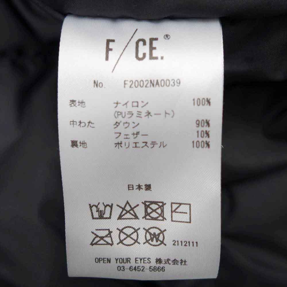 エフ　シーイー F2002NA0039 NANGA ナンガ FT NORDIC DOWN PARKER ノルディック ダウン パーカー ブラック系 M【中古】