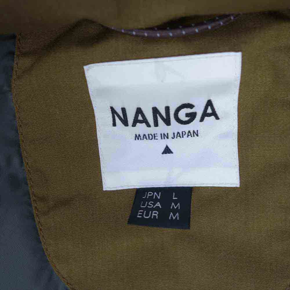 NANGA ナンガ N1TJCYG-1 TAKIBI DOWN JACKET タキビ ダウン ジャケット コヨーテ COYOTE L【新古品】【未使用】【中古】