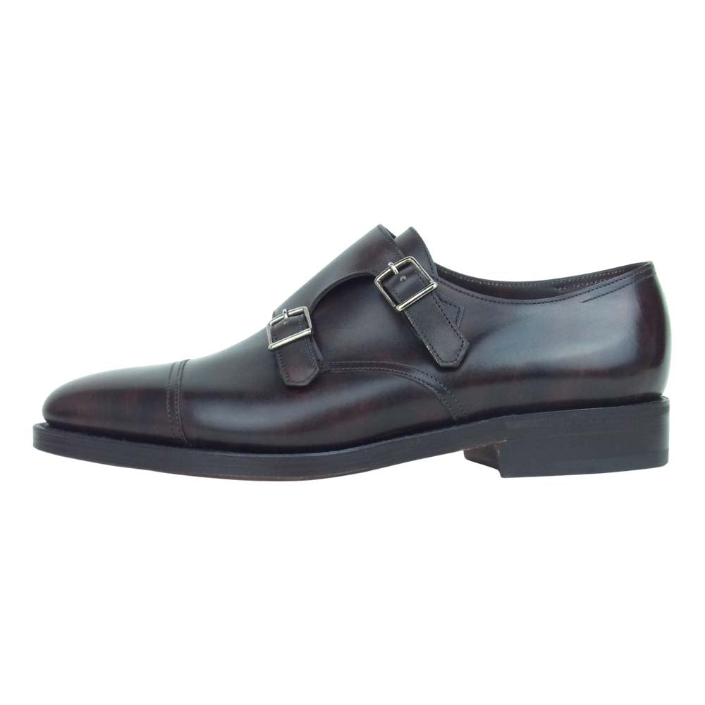 John Lobb ジョンロブ WILLIAM DOUBLE LEATHER ウィリアム レザー シューズ ダークブラウン系【新古品】【未使用】【中古】