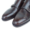 John Lobb ジョンロブ WILLIAM DOUBLE LEATHER ウィリアム レザー シューズ ダークブラウン系【新古品】【未使用】【中古】