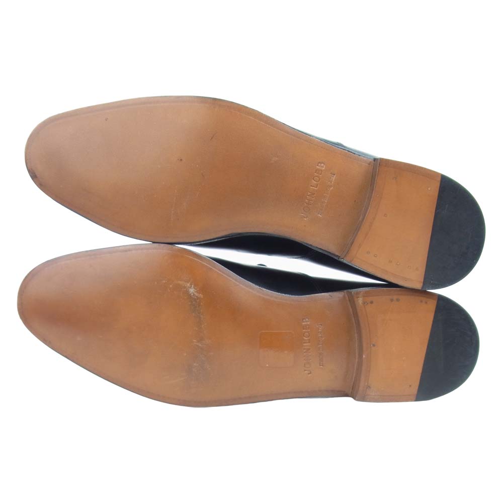 John Lobb ジョンロブ CITY2 SINGLE LEATHER シティ 2 レザー シューズ 7 ブラック系 7【新古品】【未使用】【中古】