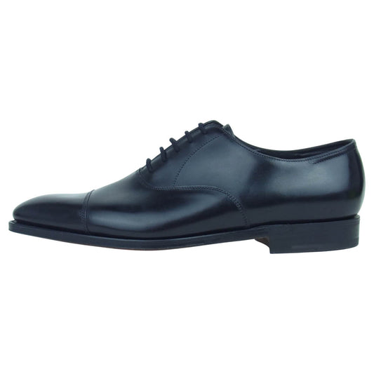 John Lobb ジョンロブ CITY2 SINGLE LEATHER シティ 2 レザー シューズ 8 1/2 ブラック系 8.5【新古品】【未使用】【中古】
