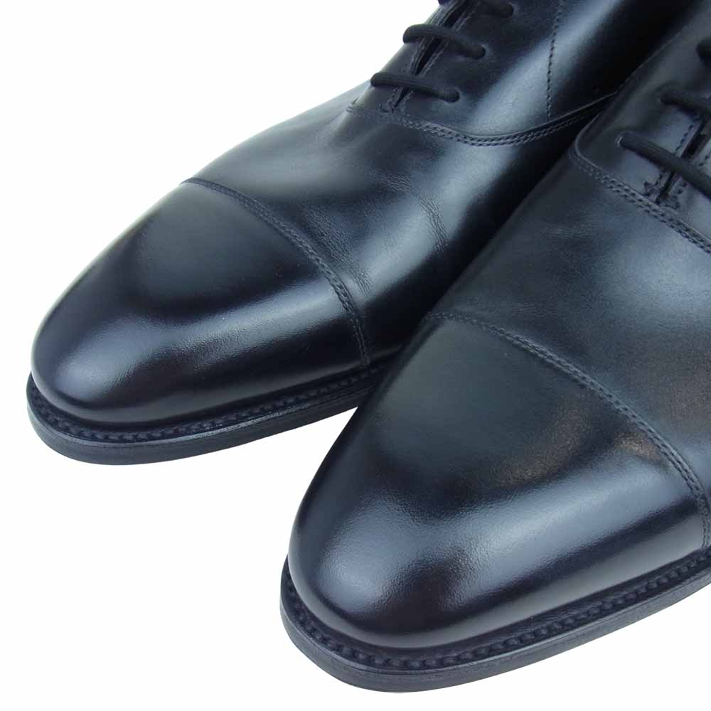 John Lobb ジョンロブ CITY2 SINGLE LEATHER シティ 2 レザー シューズ 9 ブラック系 9【新古品】【未使用】【中古】