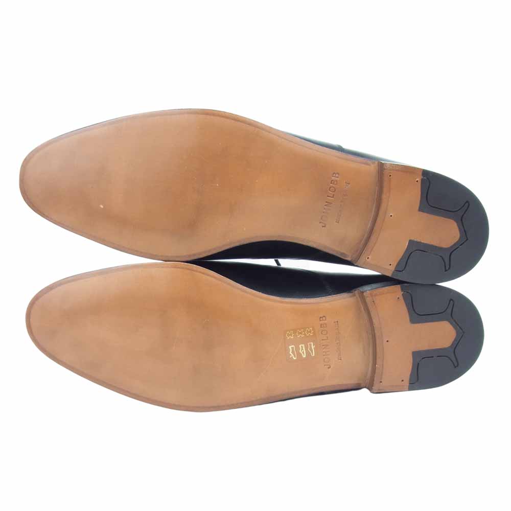 John Lobb ジョンロブ CITY2 SINGLE LEATHER シティ 2 レザー シューズ 9 ブラック系 9【新古品】【未使用】【中古】