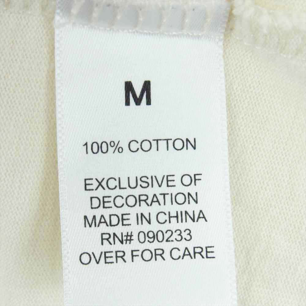 FEAR OF GOD フィアオブゴッド ESSENTIALS エッセンシャルズ バックプリント 長袖 Tシャツ カットソー オフホワイト系 M【中古】
