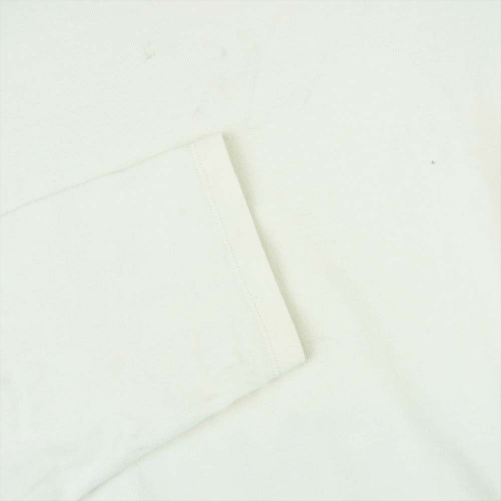 FEAR OF GOD フィアオブゴッド ESSENTIALS エッセンシャルズ バックプリント 長袖 Tシャツ カットソー オフホワイト系 M【中古】