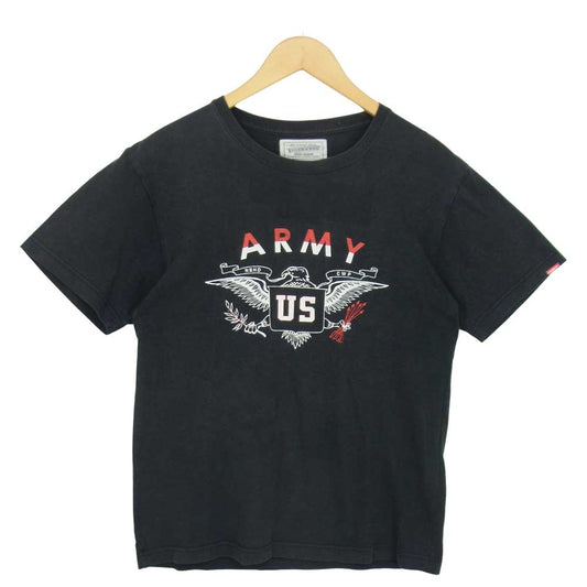 NEIGHBORHOOD ネイバーフッド ARMY プリント Tシャツ ブラック系 S【中古】