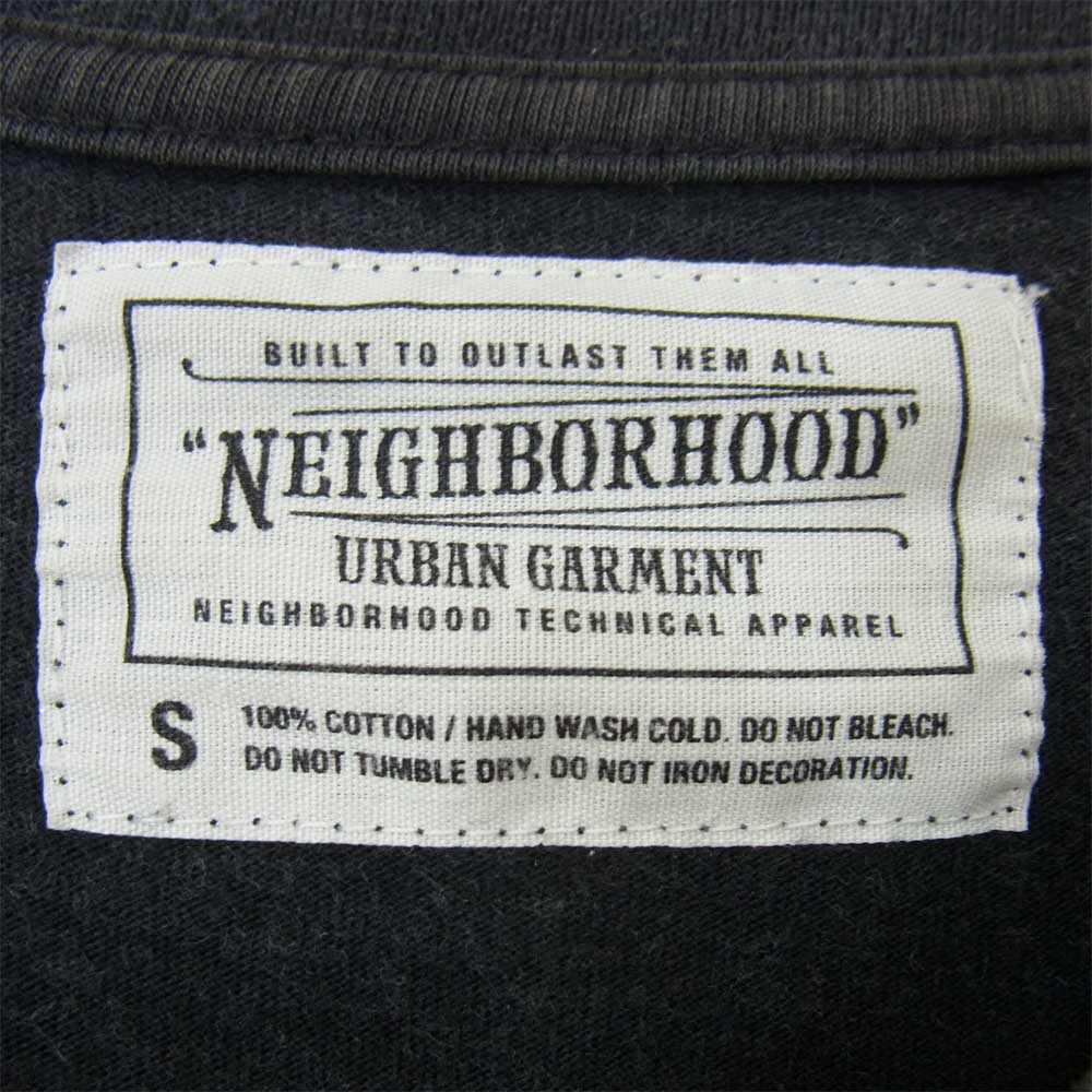 NEIGHBORHOOD ネイバーフッド ARMY プリント Tシャツ ブラック系 S【中古】