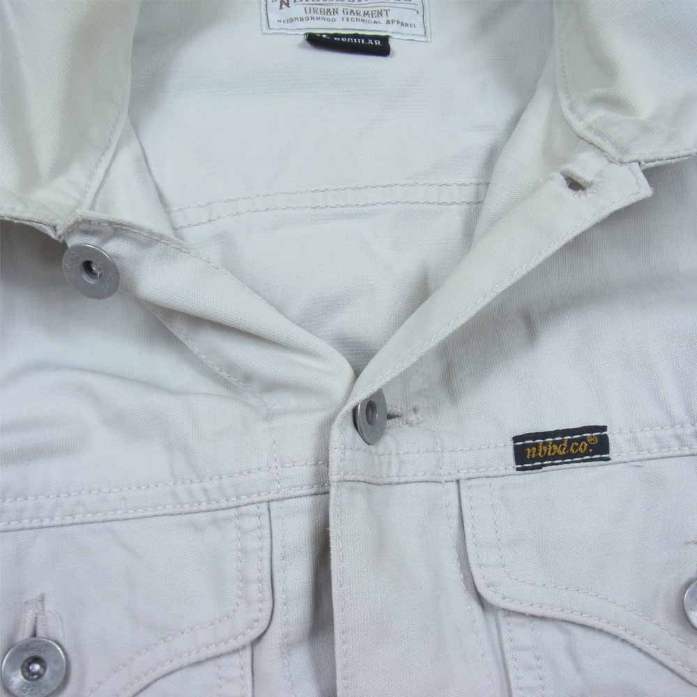 NEIGHBORHOOD ネイバーフッド 122AQNH-JKM02 STOCKMAN ストックマン アームボーダー ジャケット ライトグレー系 M【中古】