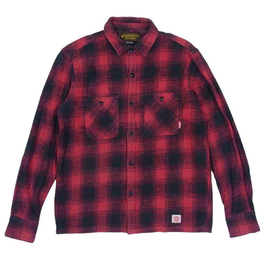 NEIGHBORHOOD ネイバーフッド チェック シャツ 長袖 ロングスリーブ レッド系 M【中古】