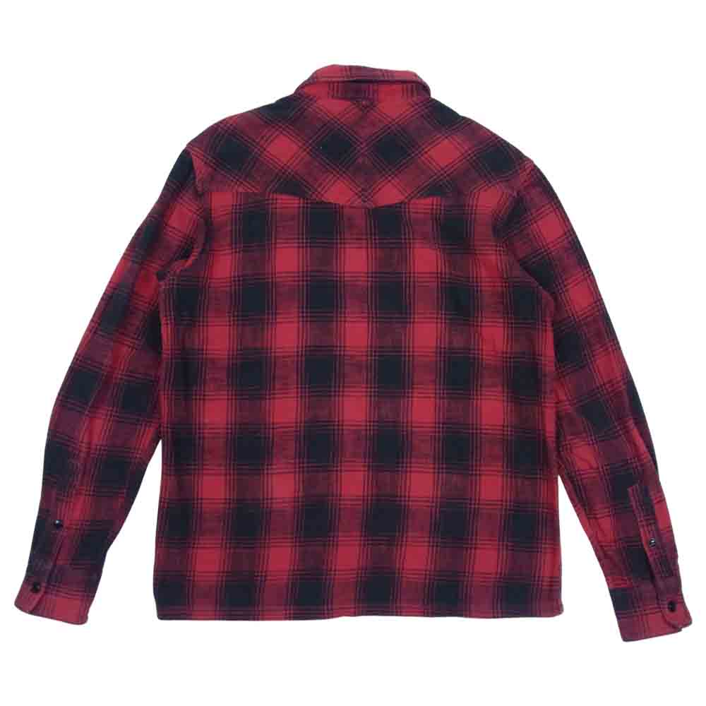 NEIGHBORHOOD ネイバーフッド チェック シャツ 長袖 ロングスリーブ レッド系 M【中古】