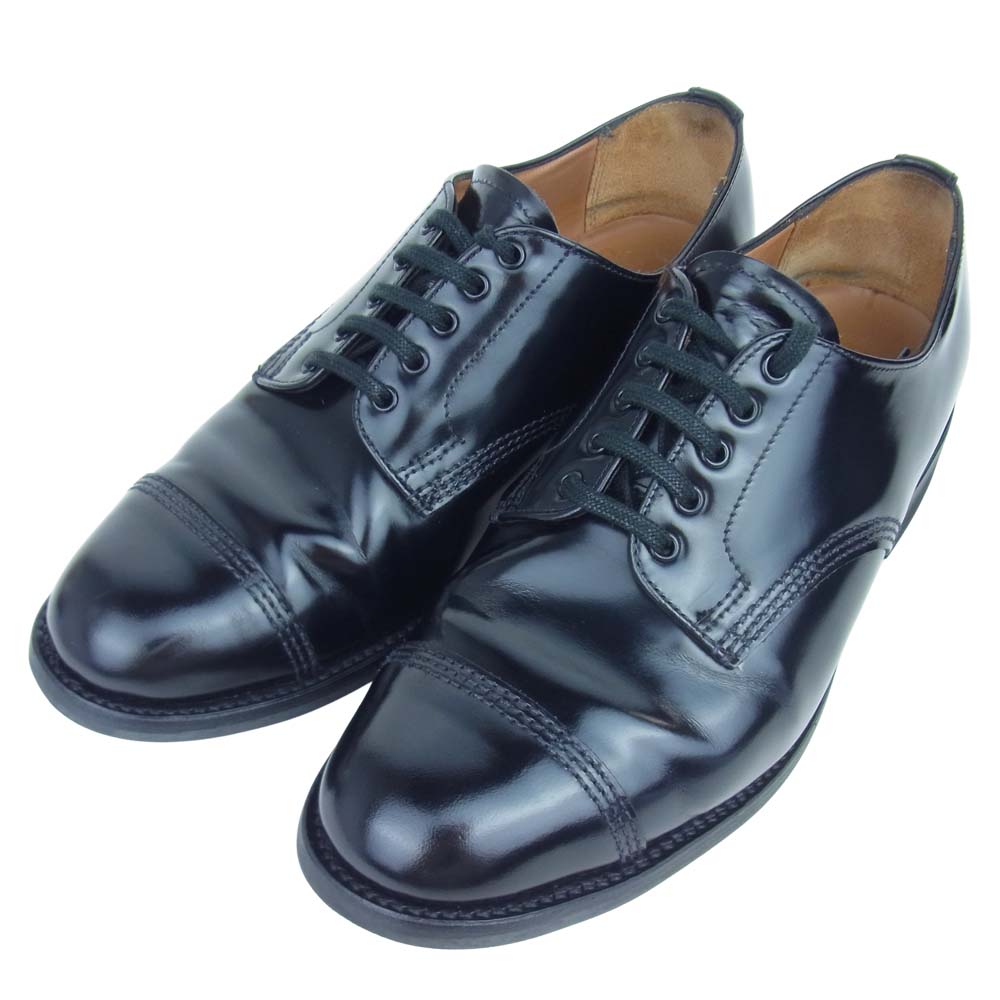 SANDERS サンダース Military Derby Shoe ミリタリー ダービー シューズ ブラック系 5【中古】