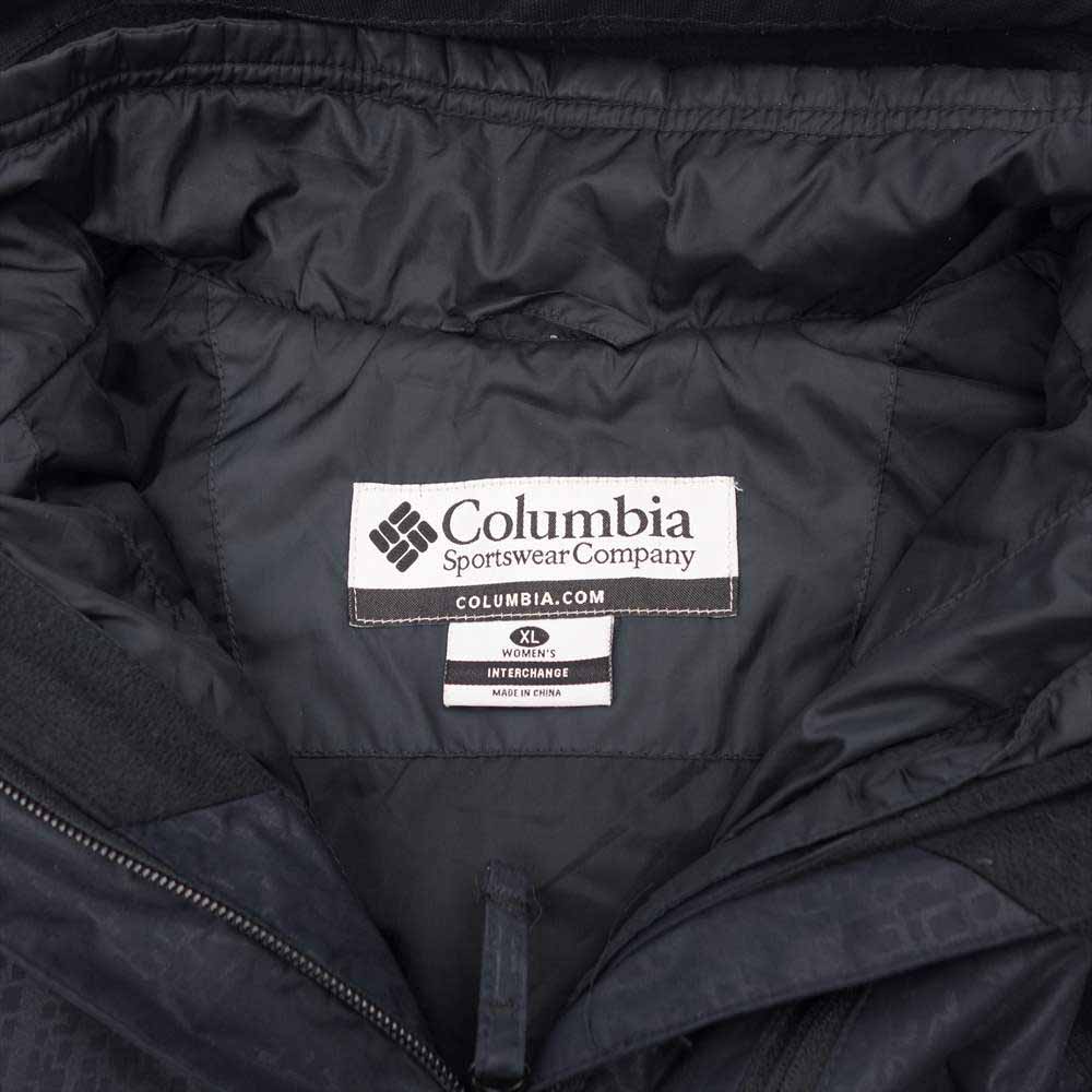 Columbia コロンビア Interchange Jacket インナー付き インターチェンジ ジャケット ブラック系 XL【中古】
