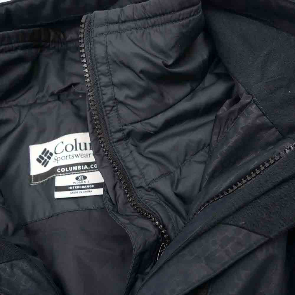 Columbia コロンビア Interchange Jacket インナー付き インターチェンジ ジャケット ブラック系 XL【中古】